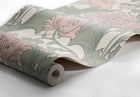 4539 Siri Pink and Green Anno Wallpaper by Boråstapeter