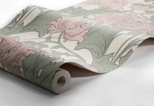 4539 Siri Pink and Green Anno Wallpaper by Boråstapeter