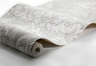 4540 Siri Grey and White Anno Wallpaper by Boråstapeter