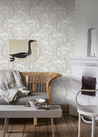 4540 Siri Grey and White Anno Wallpaper by Boråstapeter