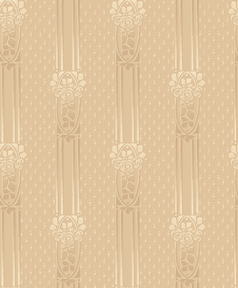 4541 Ellen Yellow Anno Wallpaper by Boråstapeter
