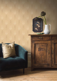 4541 Ellen Yellow Anno Wallpaper by Boråstapeter