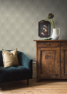 4542 Ellen Green Anno Wallpaper by Boråstapeter
