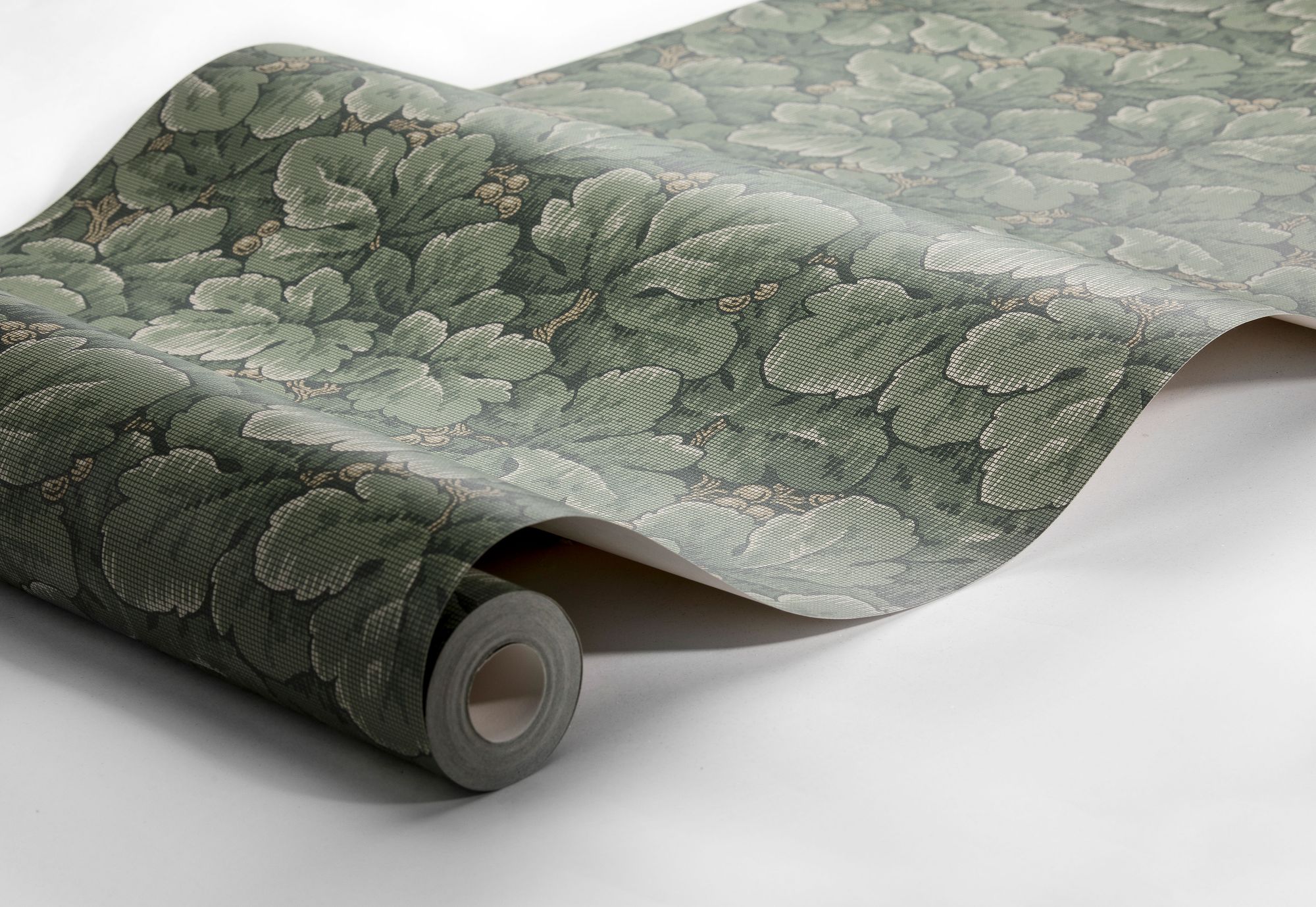 4544 Waldemar Dark Green Anno Wallpaper by Boråstapeter