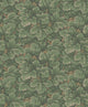 Waldemar Dark Green Anno Wallpaper by Boråstapeter