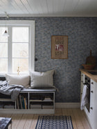 4545 Waldemar Light Blue Anno Wallpaper by Boråstapeter