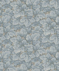 Waldemar Light Blue Anno Wallpaper by Boråstapeter