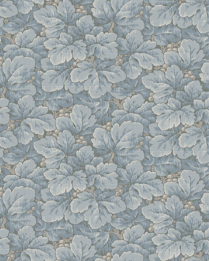 4545 Waldemar Light Blue Anno Wallpaper by Boråstapeter