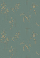 4547 Ulricehamn Green Anno Wallpaper by Boråstapeter