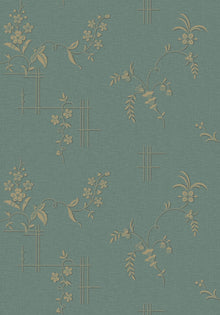 4547 Ulricehamn Green Anno Wallpaper by Boråstapeter