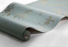 4547 Ulricehamn Green Anno Wallpaper by Boråstapeter