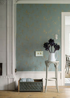 4547 Ulricehamn Green Anno Wallpaper by Boråstapeter