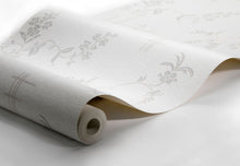 4549 Ulricehamn White and Grey Anno Wallpaper by Boråstapeter