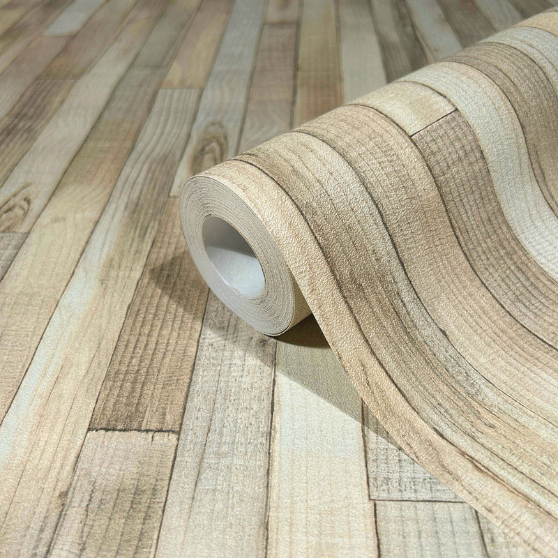 45734 The Woods and Wicker Beige Wallpaper By Galerie