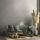 45741 The Woods and Wicker Silver Grey Wallpaper By Galerie