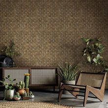 45742 The Woods and Wicker Bronze Brown Wallpaper By Galerie