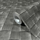 45743 The Woods and Wicker Silver Grey Wallpaper By Galerie