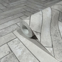 45762 Stone Optic Bricks and More Grey Wallpaper By Galerie