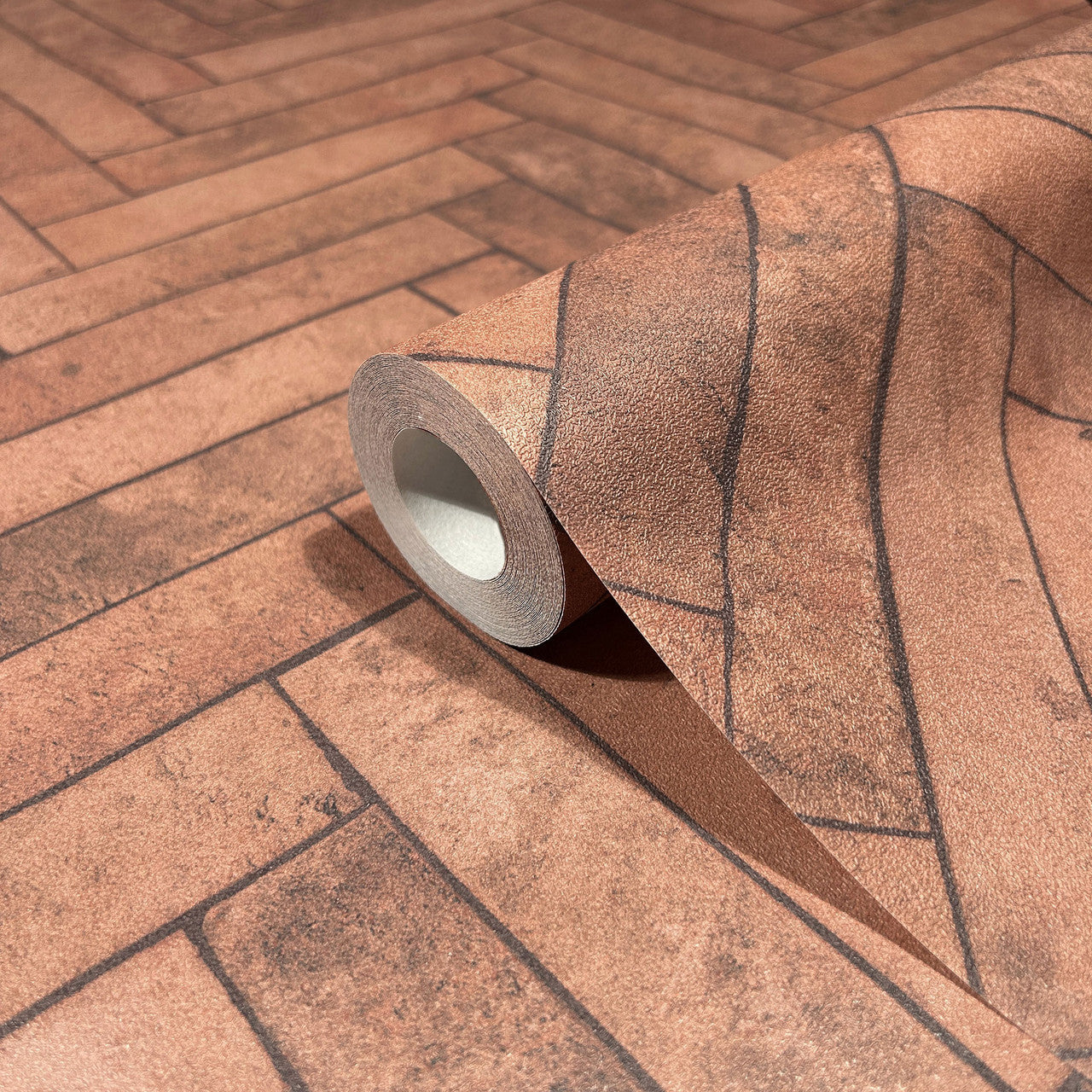 45763 Stone Optic Bricks and More Red Wallpaper By Galerie