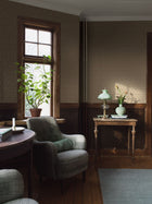 4585 Nora Light Yellow and Beige Anno Wallpaper by Boråstapeter