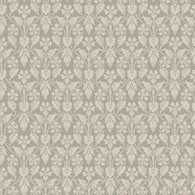 4586 Nora Light Green and Beige Icons Wallpaper by Boråstapeter