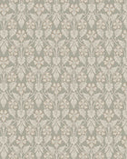 4586 Nora Light Green and Beige Icons Wallpaper by Boråstapeter