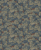 4587 Waldemar Dark Blue and Green Anno Wallpaper by Boråstapeter