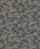 Waldemar Dark Blue and Green Anno Wallpaper by Boråstapeter