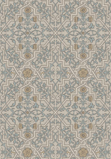 4589 Rosenvinge Light Beige and Yellow Anno Wallpaper by Boråstapeter