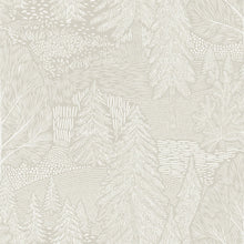 4703 Northern Forest Beige and White Wallpaper by Boråstapeter