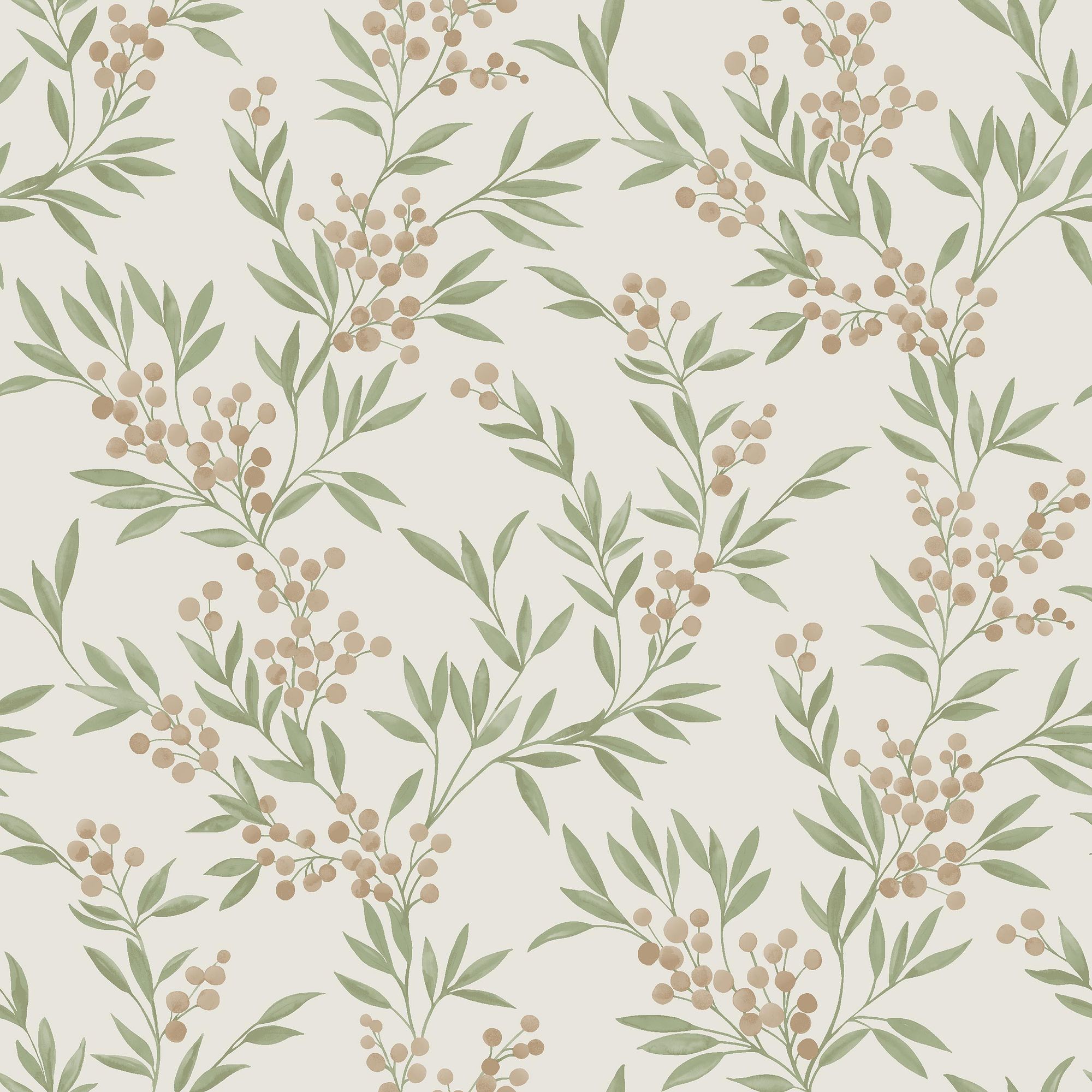 4714 Forest Berries Multi and White Wallpaper by Boråstapeter