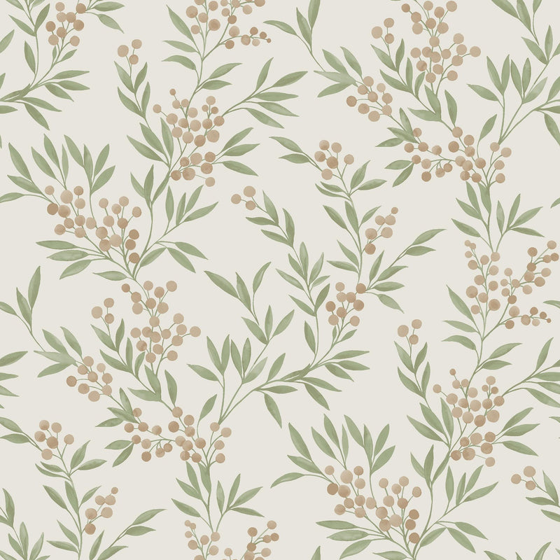 4714 Forest Berries Multi and White Wallpaper by Boråstapeter