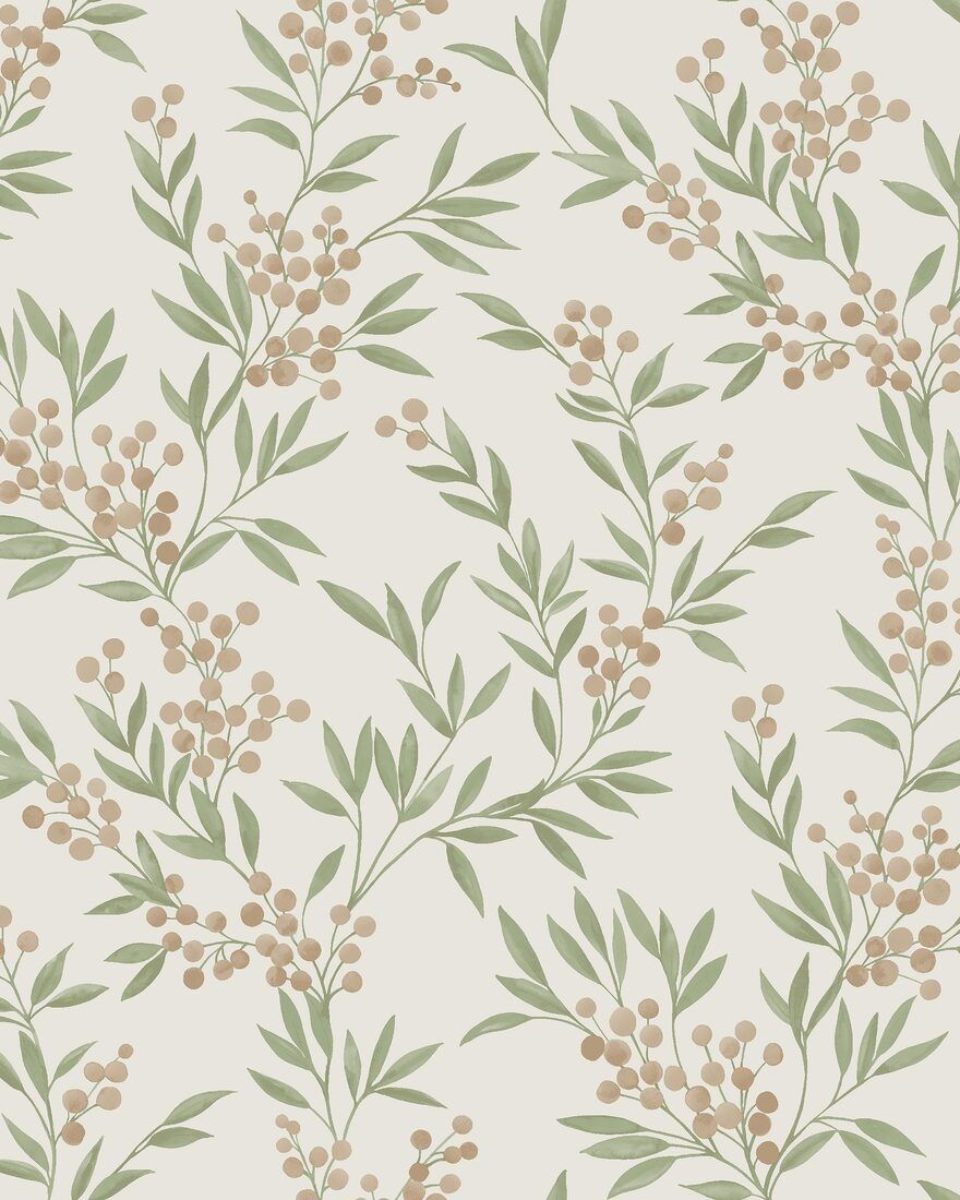 4714 Forest Berries Multi and White Wallpaper by Boråstapeter