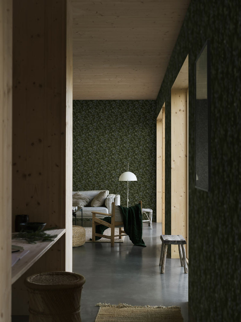 4715 Forest Berries Multi and Green Wallpaper by Boråstapeter