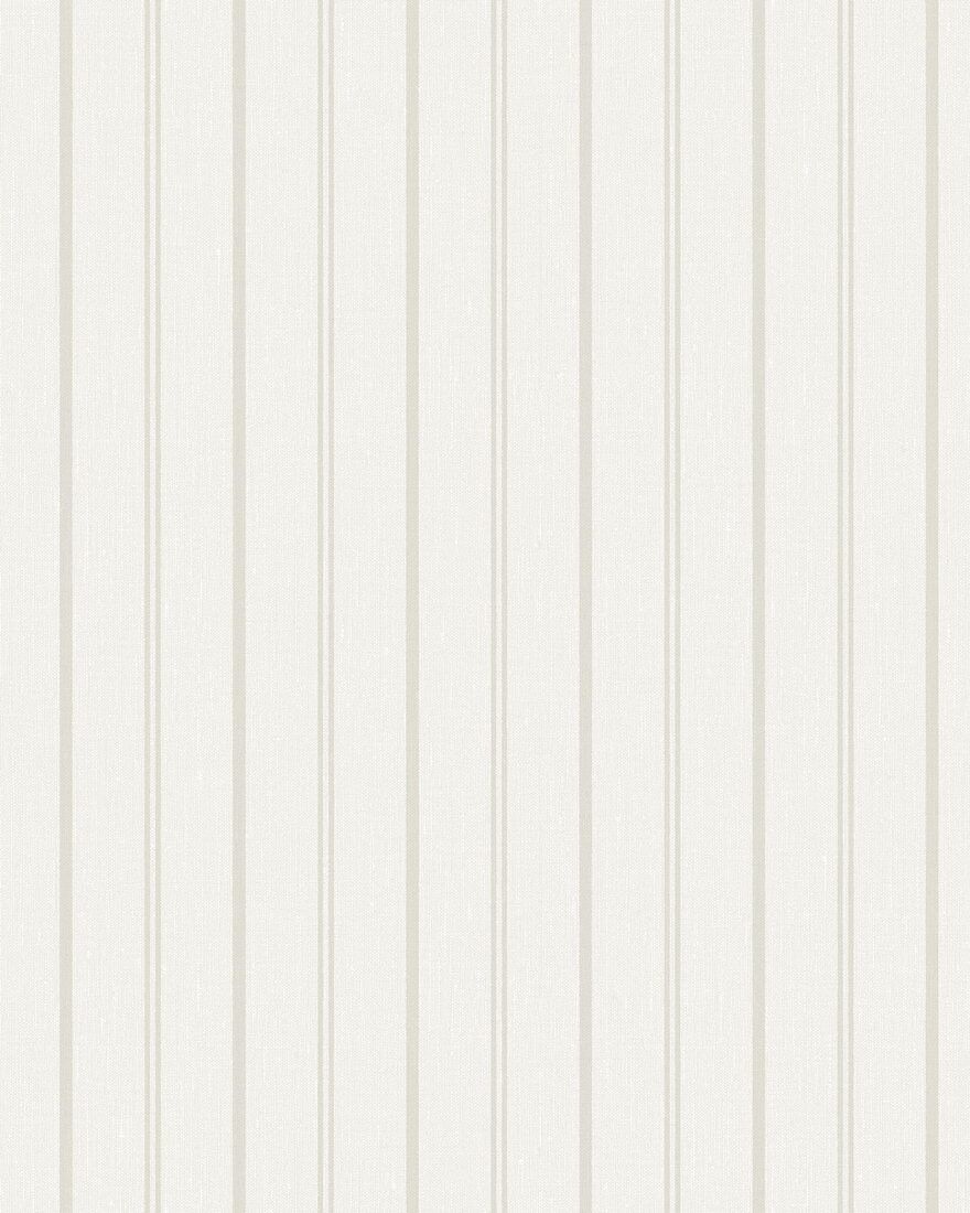 4716 Woodland Stripe White and Grey Wallpaper by Boråstapeter