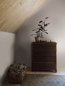 4716 Woodland Stripe White and Grey Wallpaper by Boråstapeter