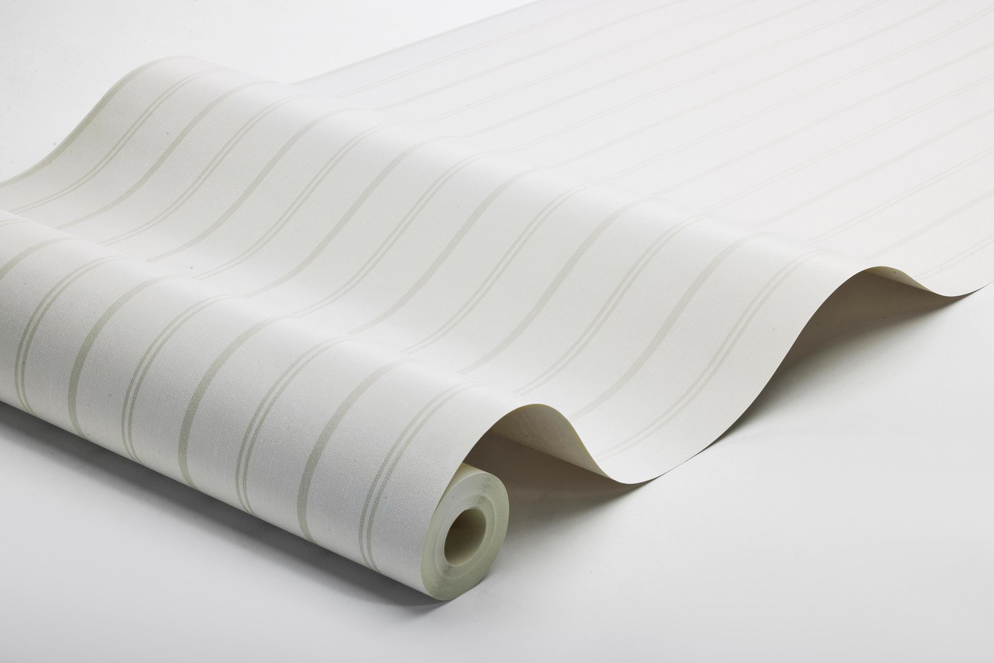 4716 Woodland Stripe White and Grey Wallpaper by Boråstapeter