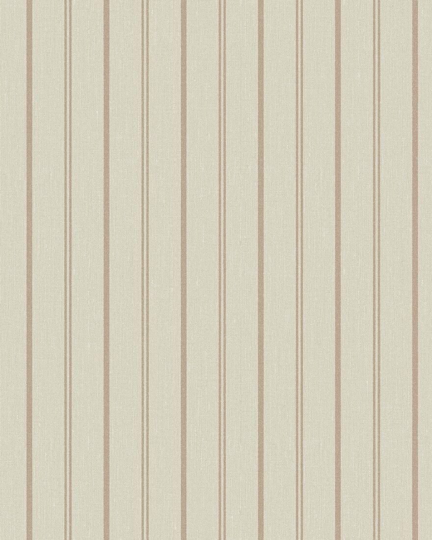 4718 Woodland Stripe Beige and Red Wallpaper by Boråstapeter