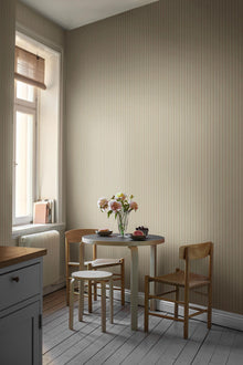 4718 Woodland Stripe Beige and Red Wallpaper by Boråstapeter
