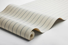 4719 Woodland Stripe Beige and Blue Wallpaper by Boråstapeter