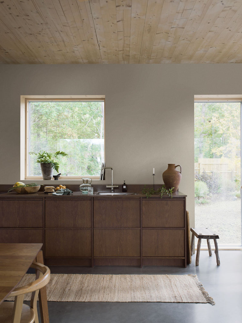 4720 Willowherb Grey and Beige Wallpaper by Boråstapeter