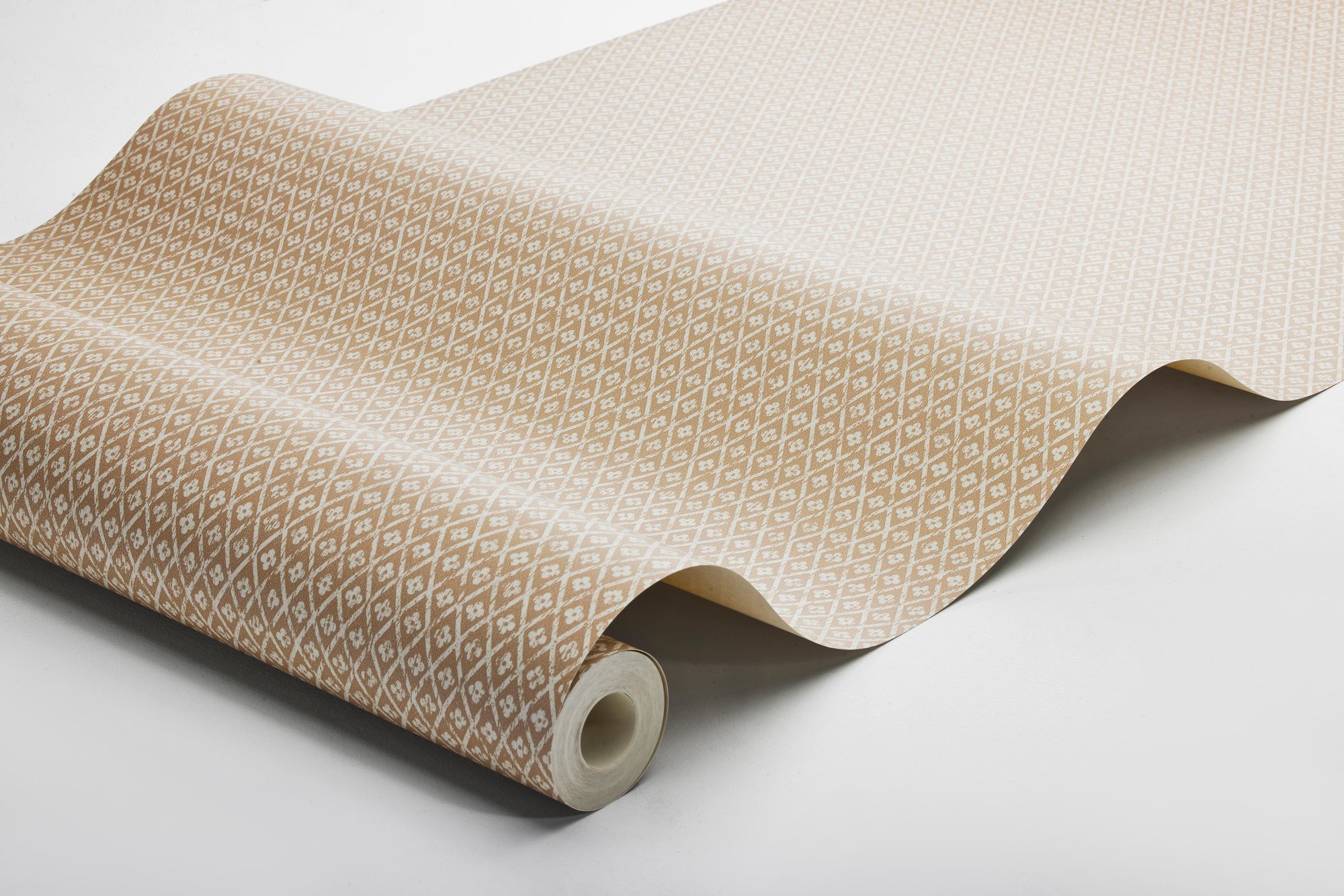 4722 Willowherb Red and Beige Wallpaper by Boråstapeter