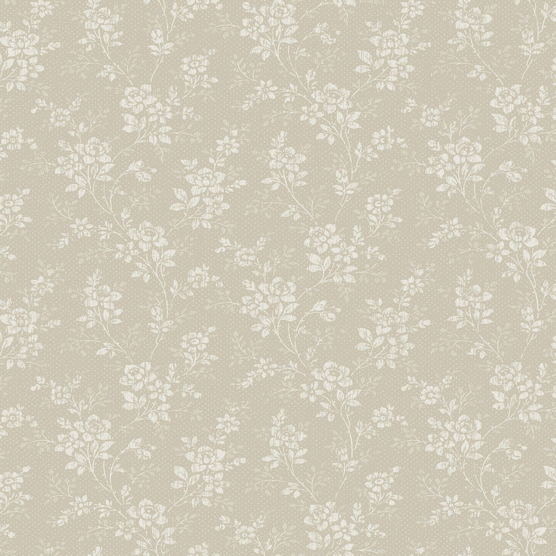 4725 Hip Rose Beige and Grey Wallpaper by Boråstapeter
