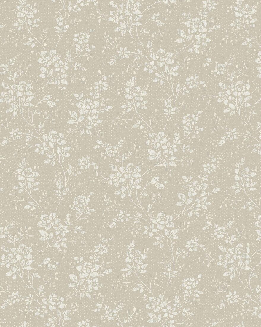 4725 Hip Rose Beige and Grey Wallpaper by Boråstapeter