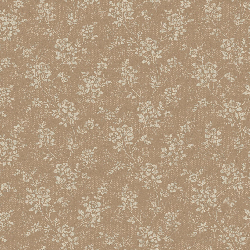 4726 Hip Rose Red and Beige Wallpaper by Boråstapeter