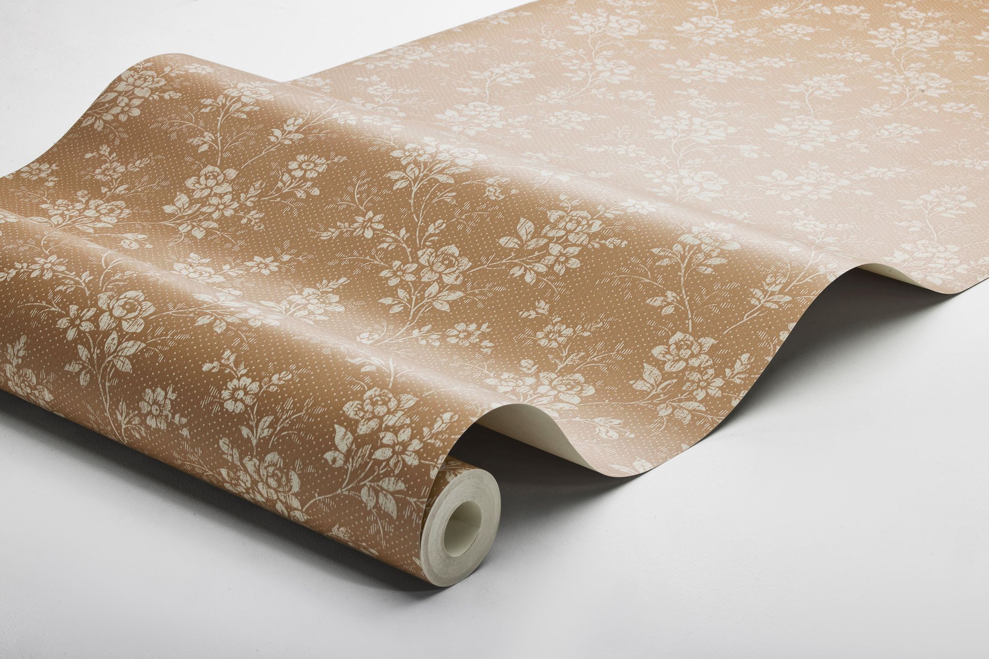 4726 Hip Rose Red and Beige Wallpaper by Boråstapeter