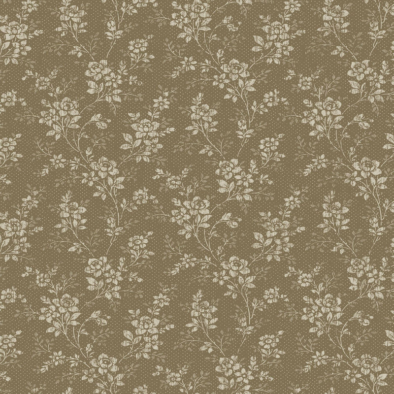 4727 Hip Rose Brown and Beige Wallpaper by Boråstapeter