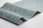 4728 Hip Rose Blue and Beige Wallpaper by Boråstapeter