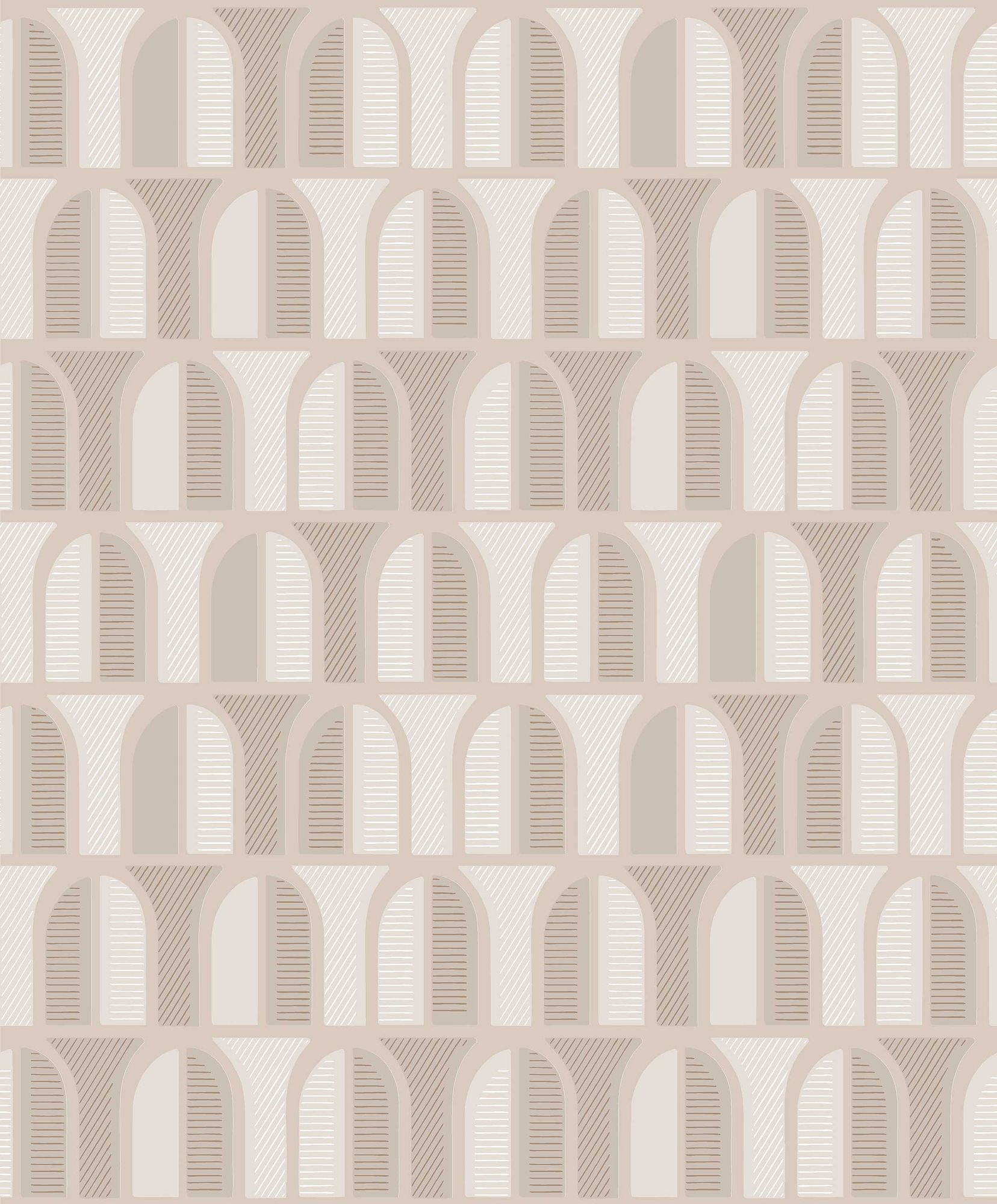4730 Venice Light Beige Graphics Wallpaper by Boråstapeter