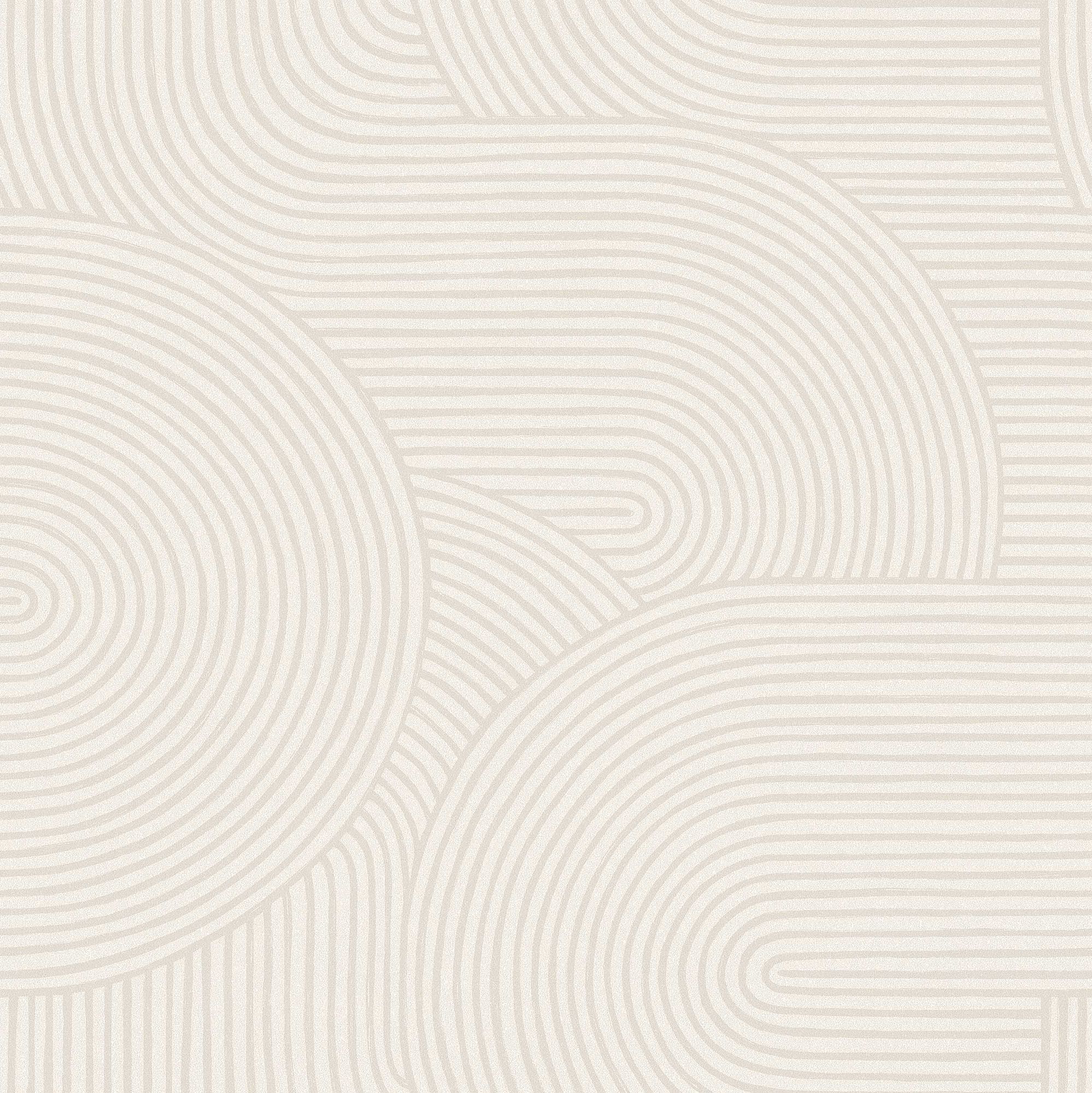 4731 Zen Light Beige Graphics Wallpaper by Boråstapeter
